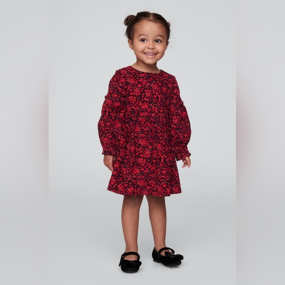 Gap Floral Corduroy Dress